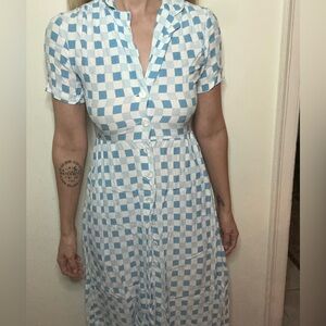 Urban Outfitters Gingham Button Down Dress